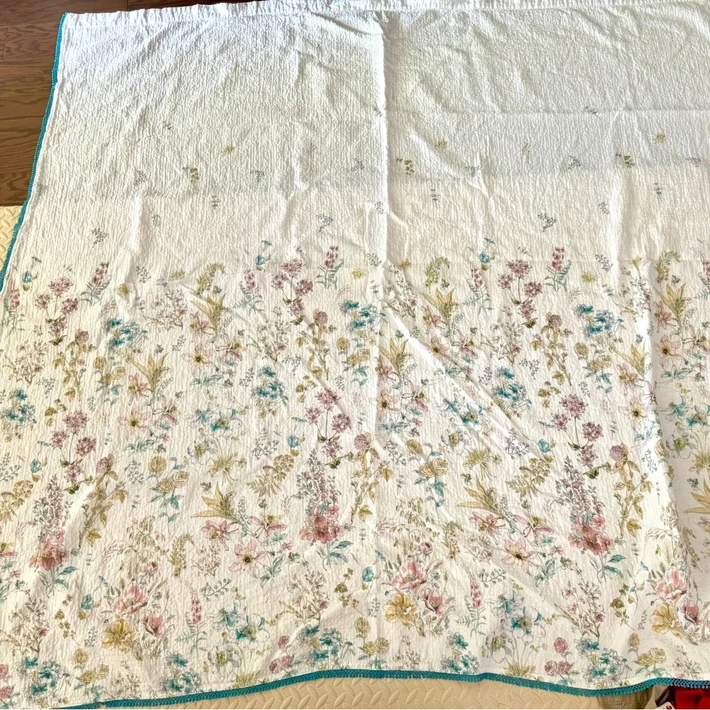 Beautiful Cotton Gauze Shabby Chic Shower Curtain